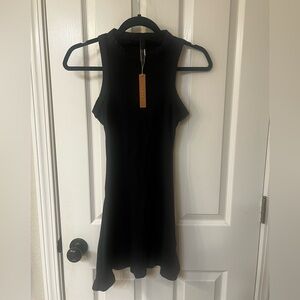 SKIMS Cotton Rib Mini Tank Dress - Color Soot